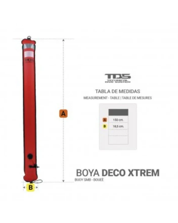 TDS Boje 150 Deco Xtrem Rot1.webp
