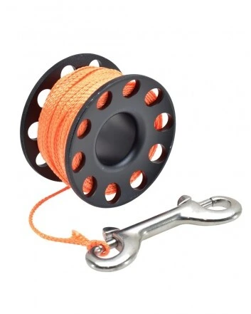 TDS Spool Aluminium 30m Schwarz