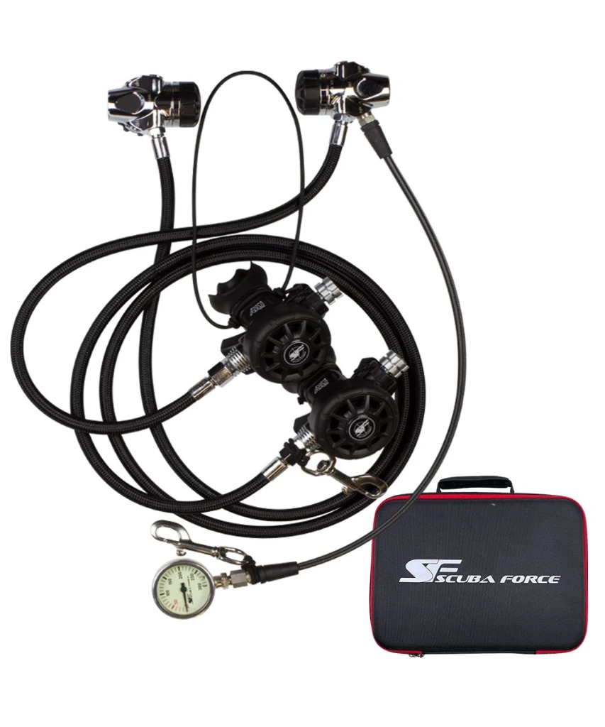 Scubaforce Black Devil Twin TEC Set I (Gummi (Schwarz))