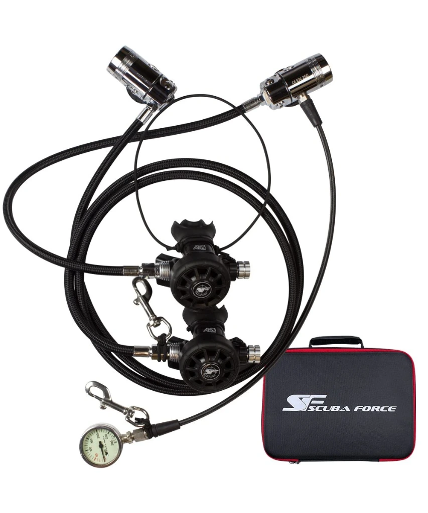 Scubaforce Black Devil Twin TEC Set II (Gummi (Schwarz))