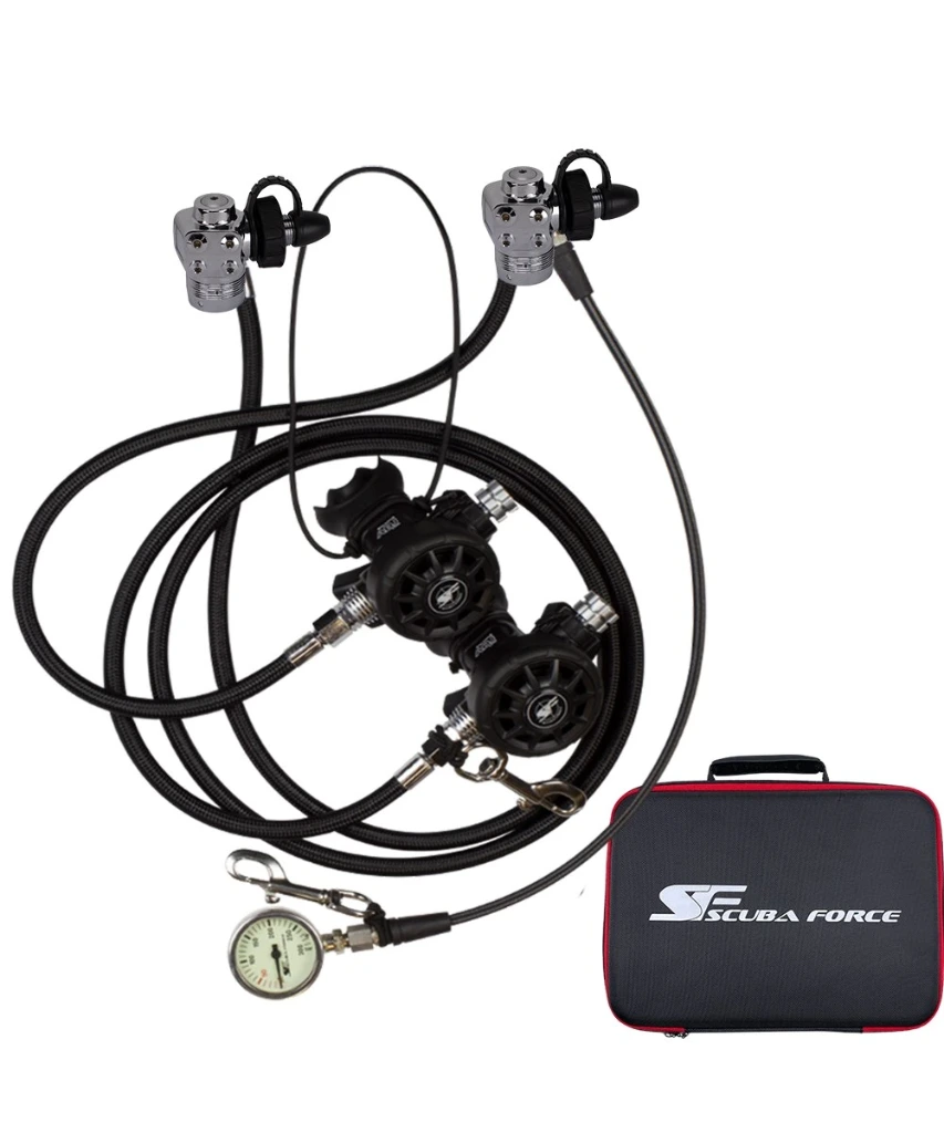 Scubaforce Black Devil Twin TEC Set III (Gummi (Schwarz))