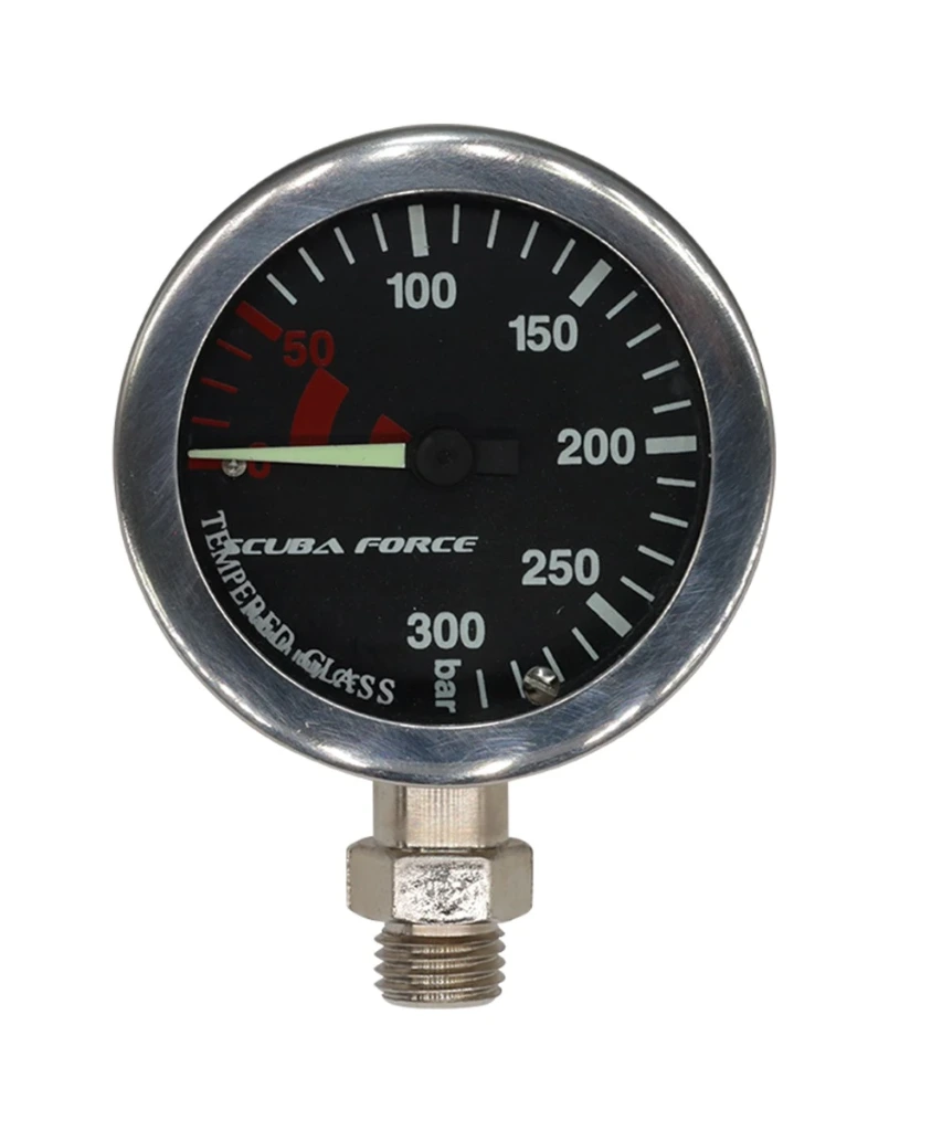 Finimeter 52mm Schwarz - 300Bar