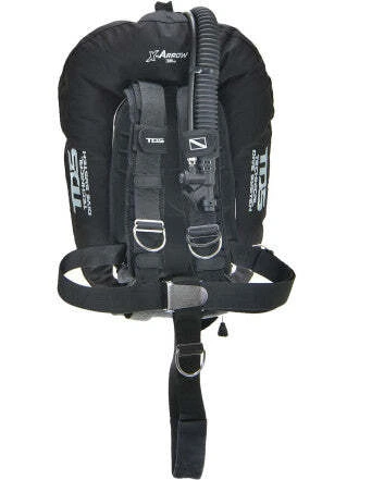 TDS Wing Jacket Arrow - Edelstahl Backplate