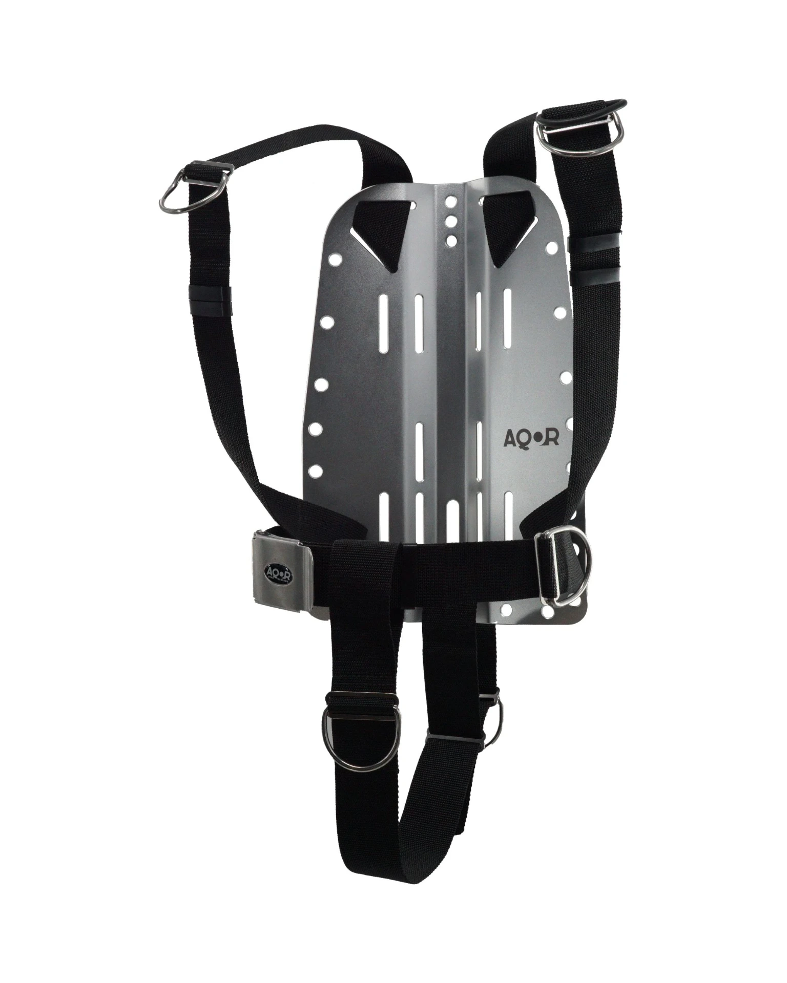 AQOR 3 mm Aluminium Backplate mit DIR Harness