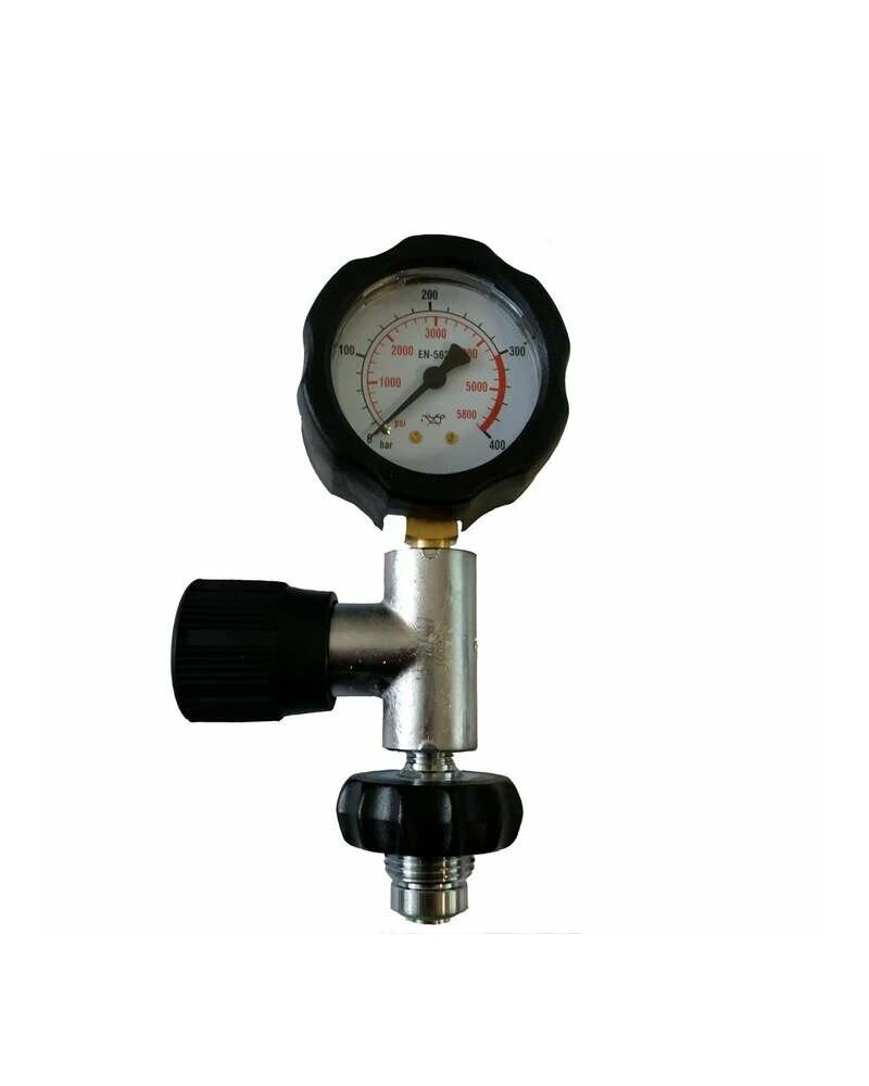 Flaschenprüfmanometer DIN 300 bar