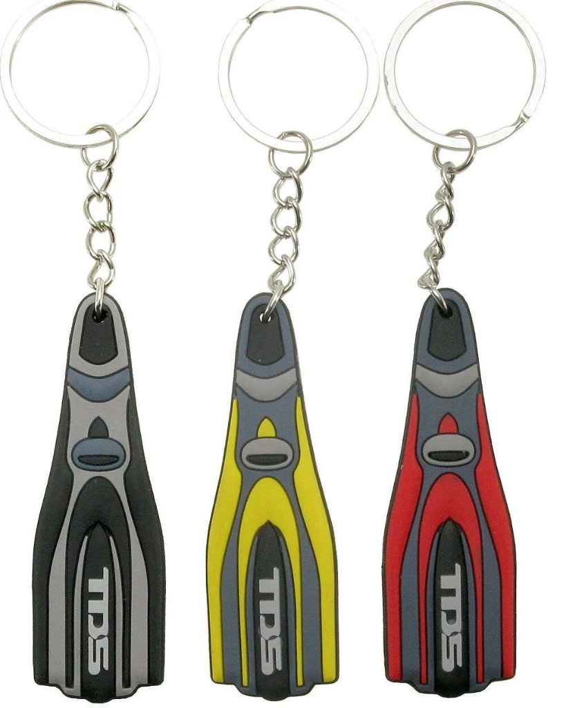 TDS Schlüsselanhänger Flosse (Schwarz)